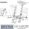 Bristan Qube Dual Control Shower Valve Diverter Spares